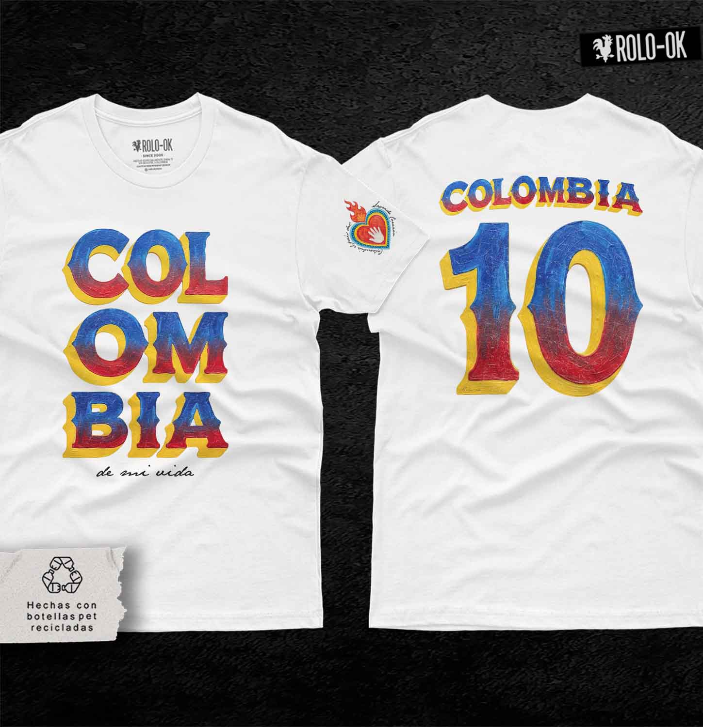 Colombia es mi arte Camiseta Rolo-ok - Imagen 4