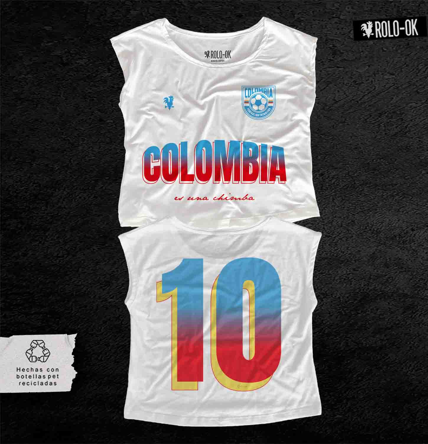 Colombia es una chimba Mujer Rolo-ok - Imagen 7