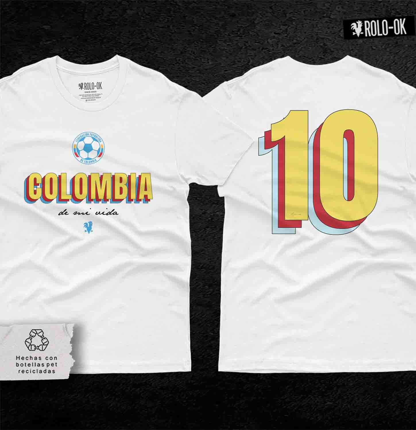 Colombia es mi vida Camiseta Rolo-ok - Imagen 4