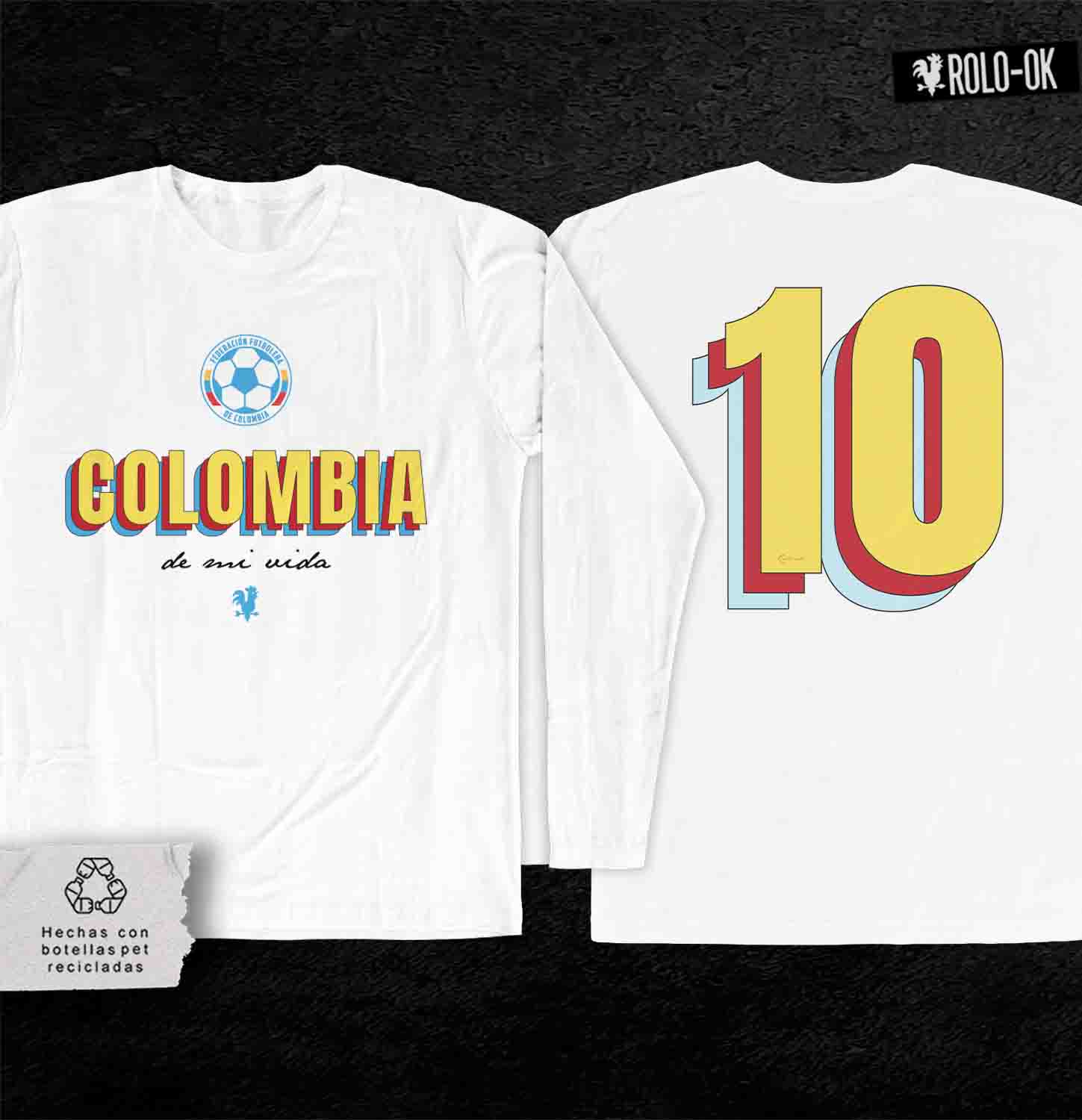 Colombia es mi vida Camiseta Rolo-ok - Imagen 3