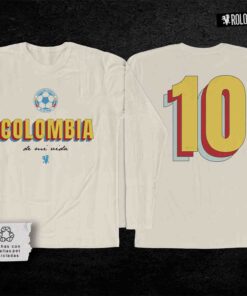 Alternative view of Colombia es mi vida Camiseta Rolo-ok