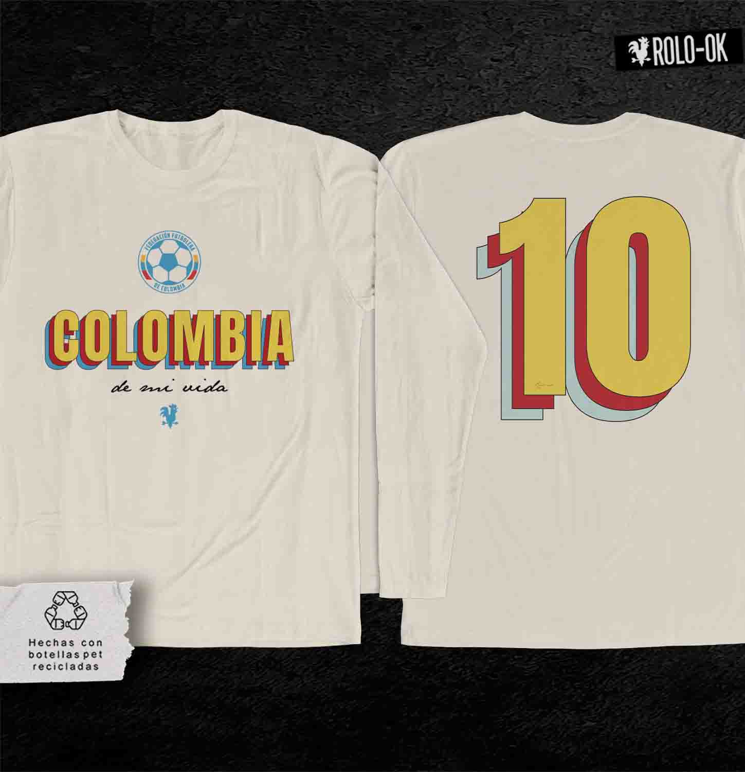 Colombia es mi vida Camiseta Rolo-ok - Imagen 2