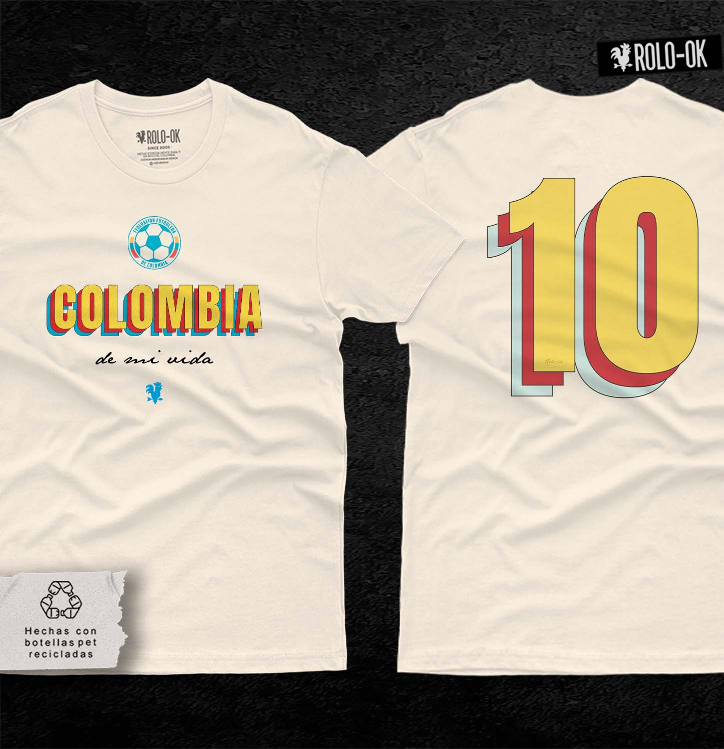 Colombia es mi vida Camiseta Rolo-ok - Imagen 5