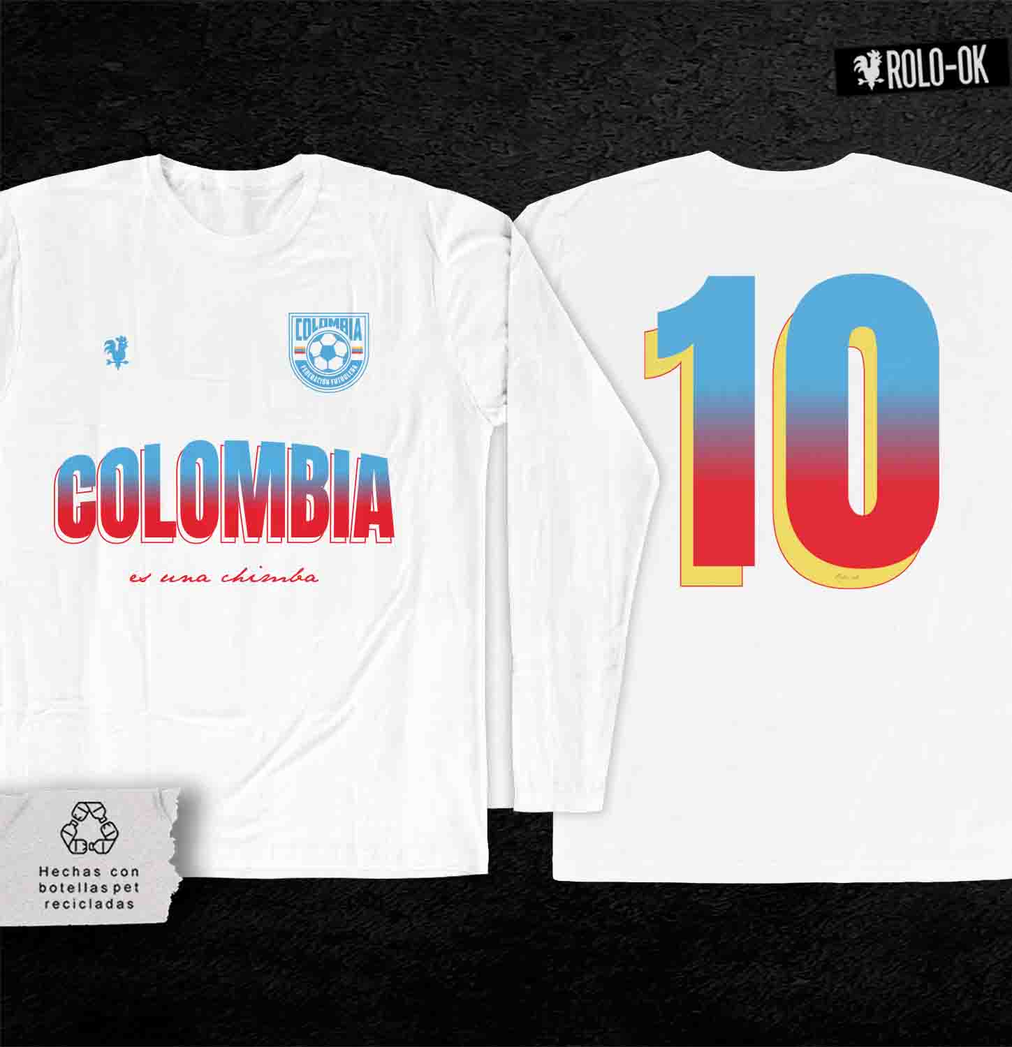 Colombia es una chimba Mujer Rolo-ok - Imagen 2