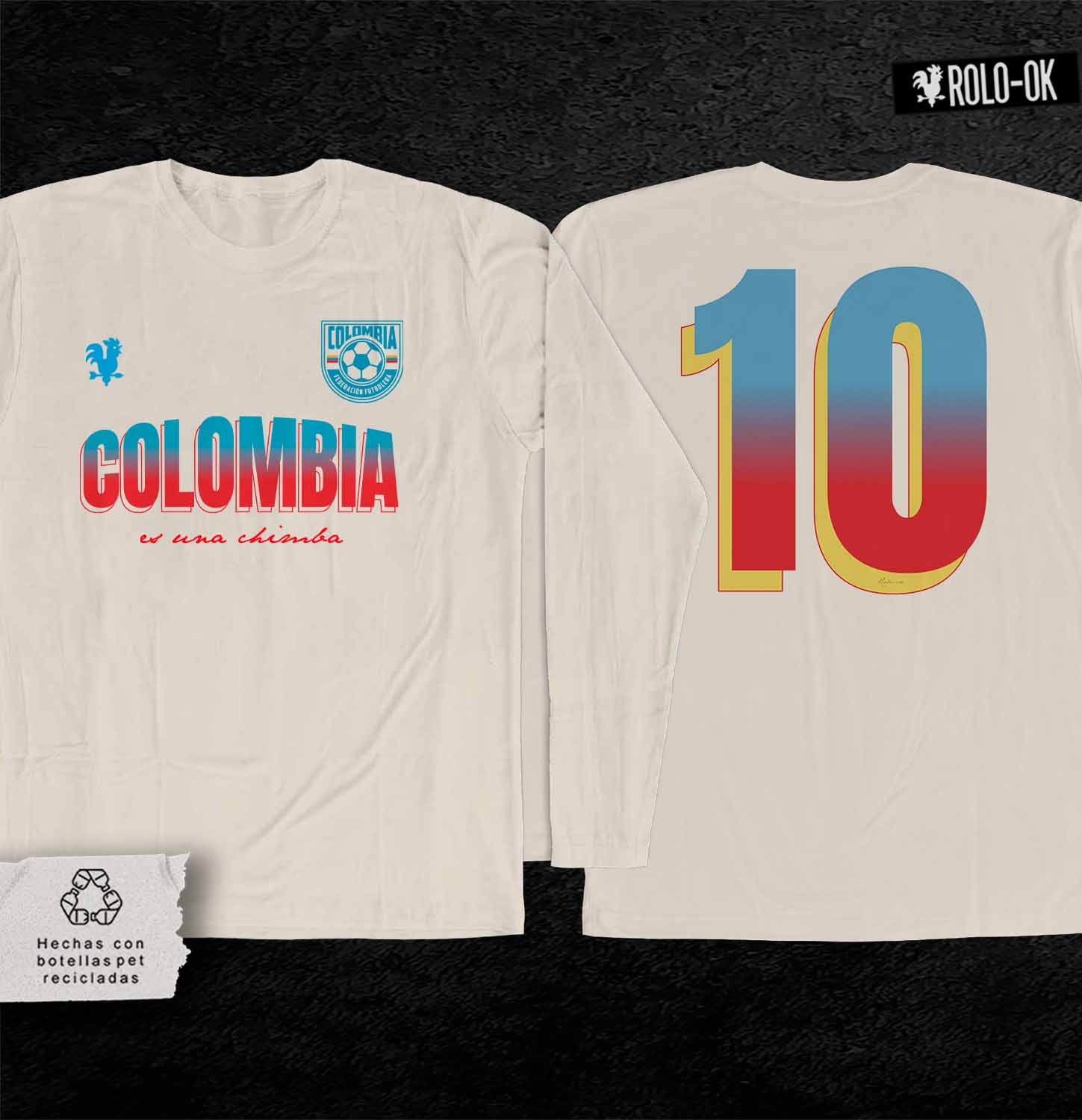 Colombia es una chimba Mujer Rolo-ok - Imagen 4