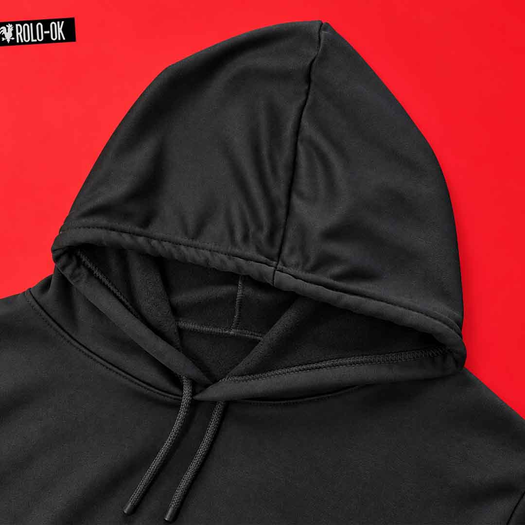 Trance Factry Hoodie Negro Rolo-ok - Imagen 6