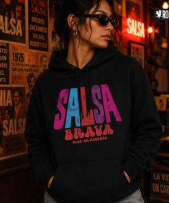 Salsa Brava Hoodie Negro Mujer Rolo-ok