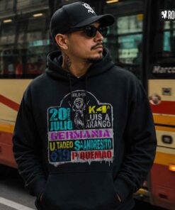 Tabla de rutas bus centro Hoodie Negro Rolo-ok