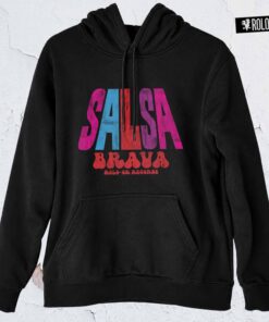 Alternative view of Salsa Brava Hoodie Negro Mujer Rolo-ok