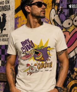 Vaca y Pollito Camiseta Rolo-ok