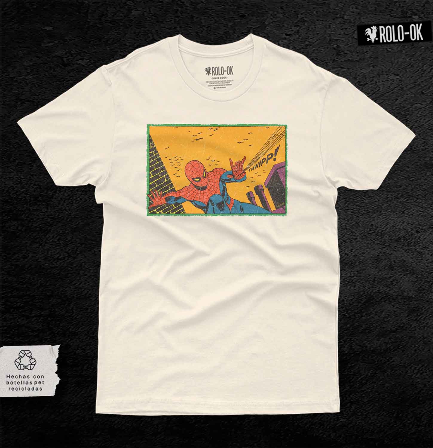 Spiderman Vintage Camiseta Rolo-ok - Imagen 3