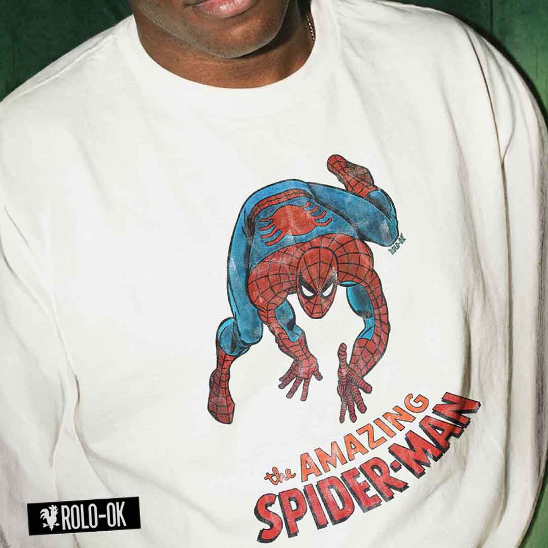 Spiderman the amazing Camiseta Rolo-ok