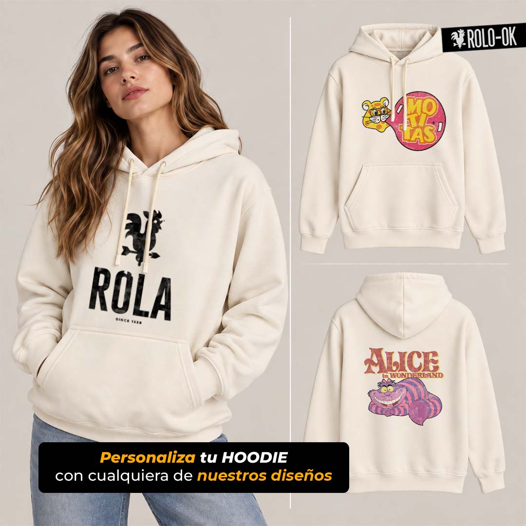 Personaliza tu HOODIE Mujer Rolo-ok