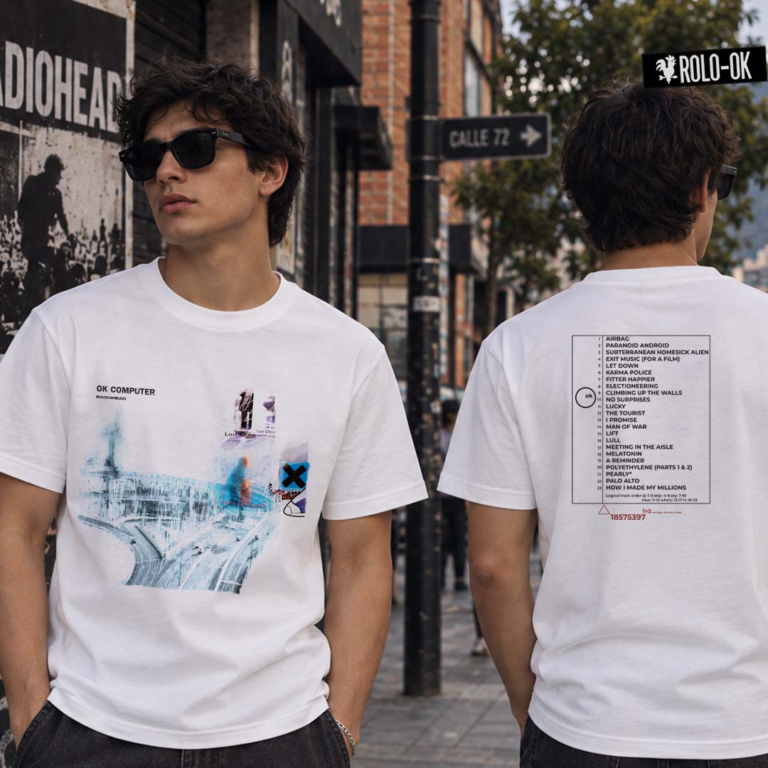 Radiohead OK Computer Camiseta Rolo-ok
