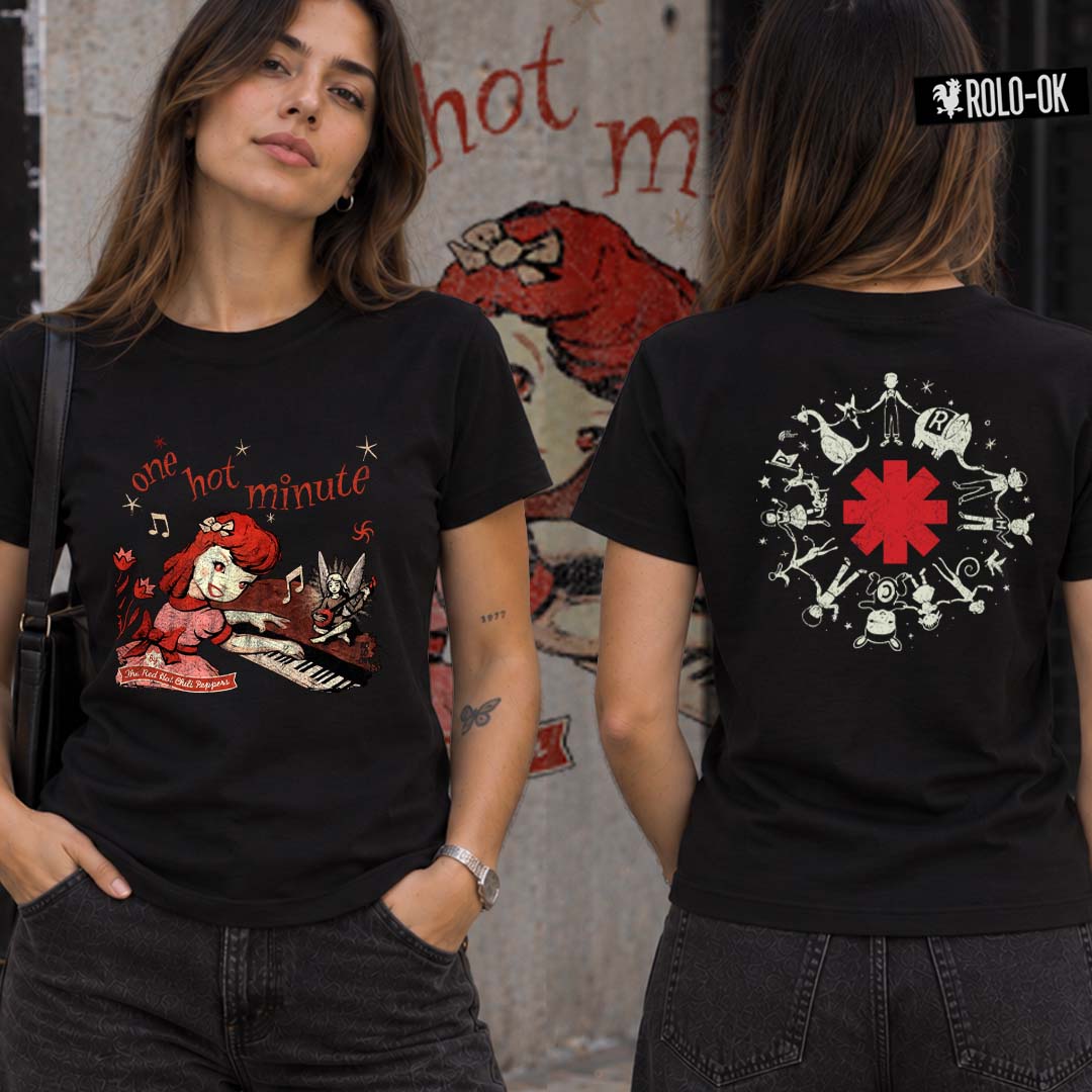 Red hot chili peppers one hot minute Mujer Rolo-ok - Imagen 2