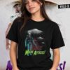 Mars Attack Mujer Camiseta Negra Rolo-ok